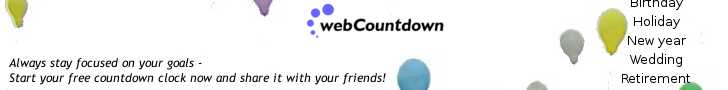 Start your webCountdown